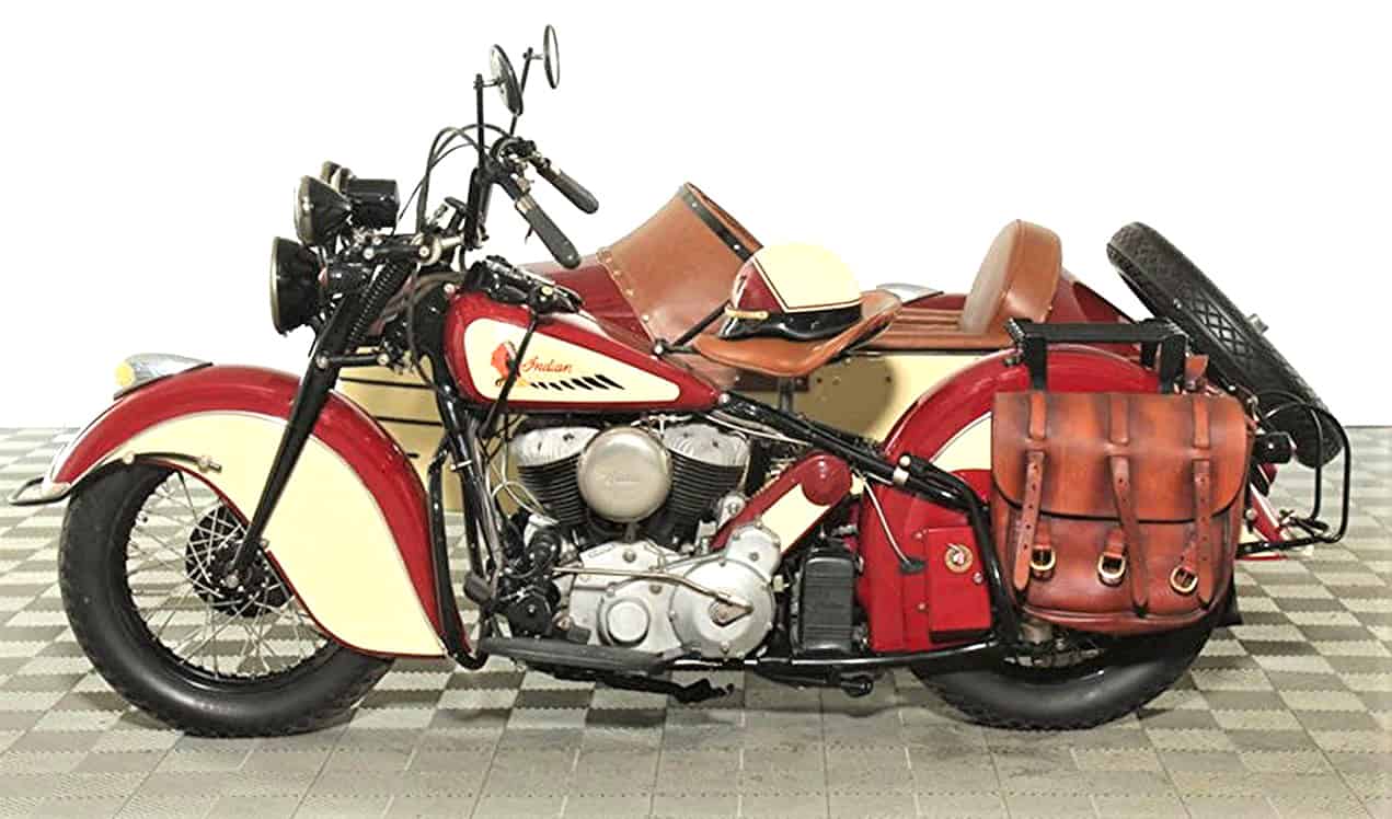 Labor of love' 1947 Indian Chief motorcycle with factory sidecar