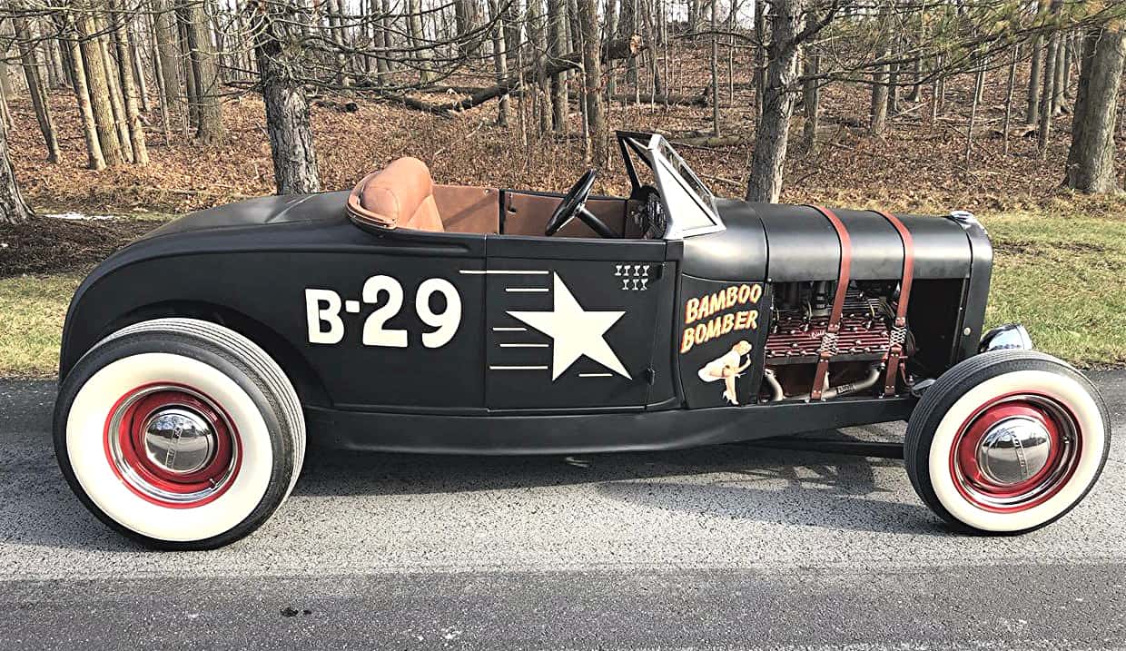 Retro roadster 1932 Ford hot rod evokes era of dry-lakes racing