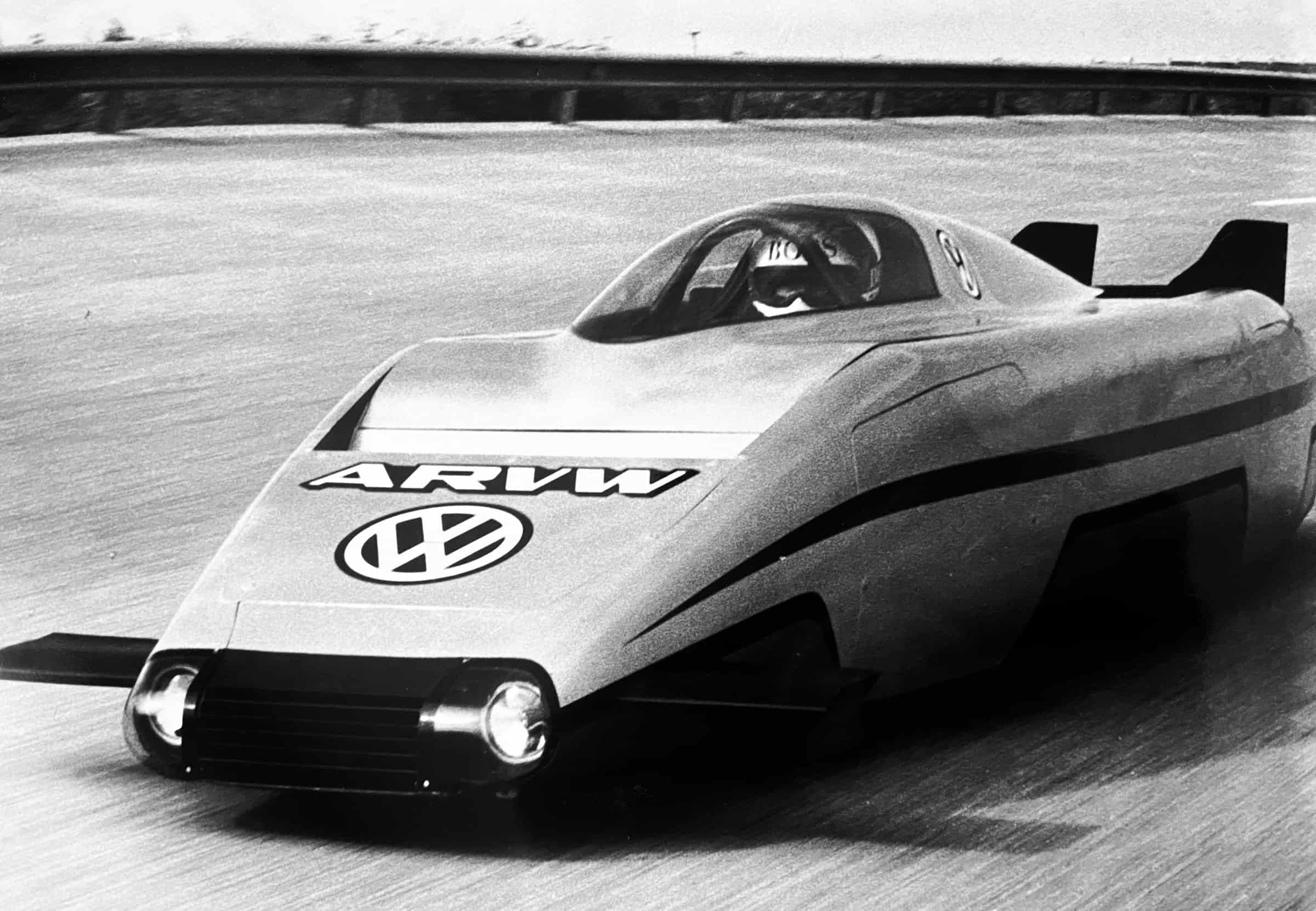 VW celebrates arrow-shaped experimental car of 1980