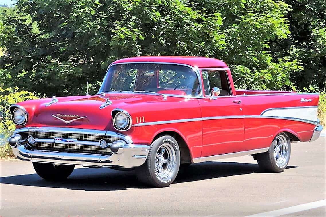 Pick of the Day 1957 Chevy Bel Air turned into a pickup