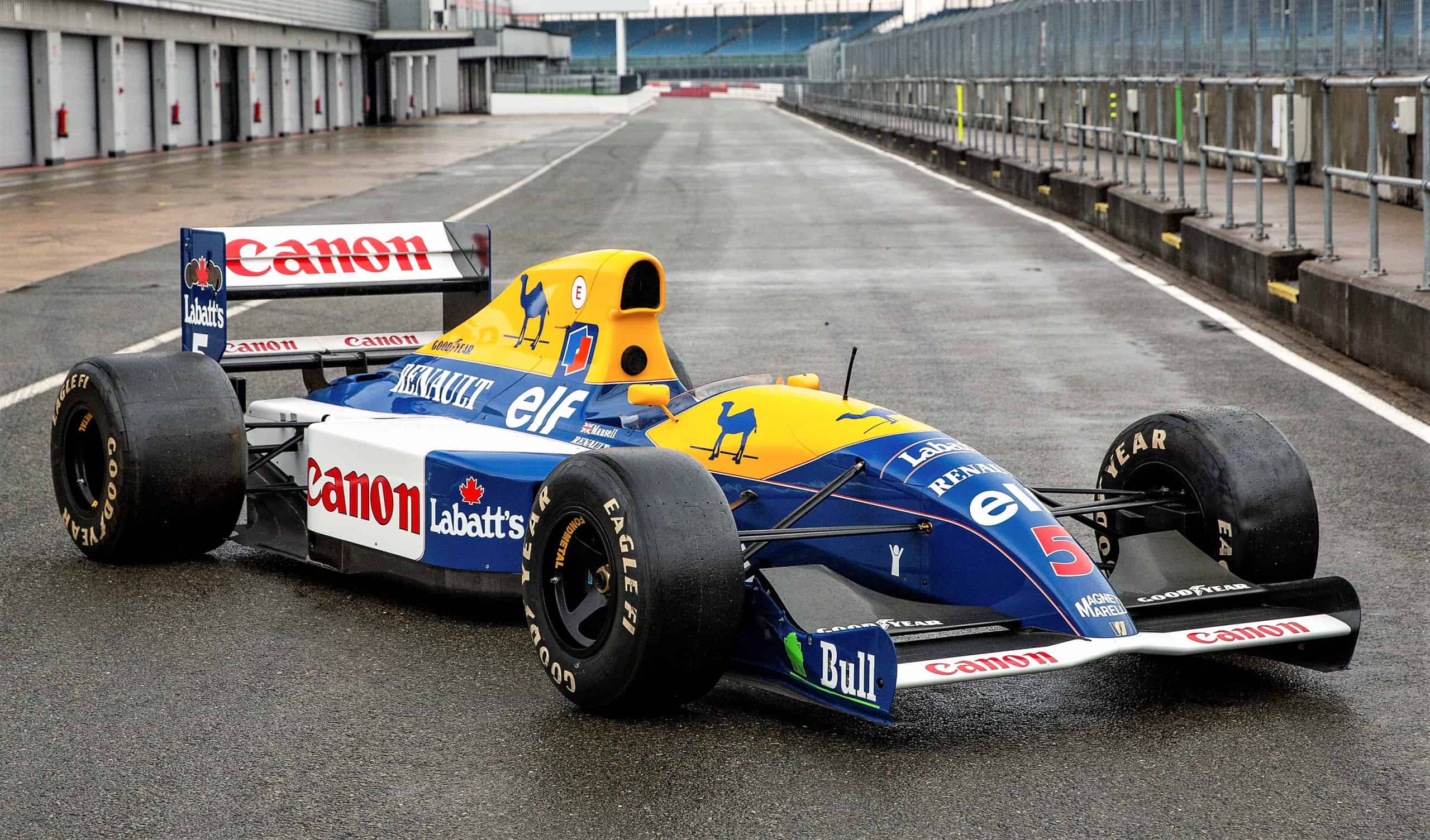 Racer Nigel Mansell auction cars include two Formula 1 winners