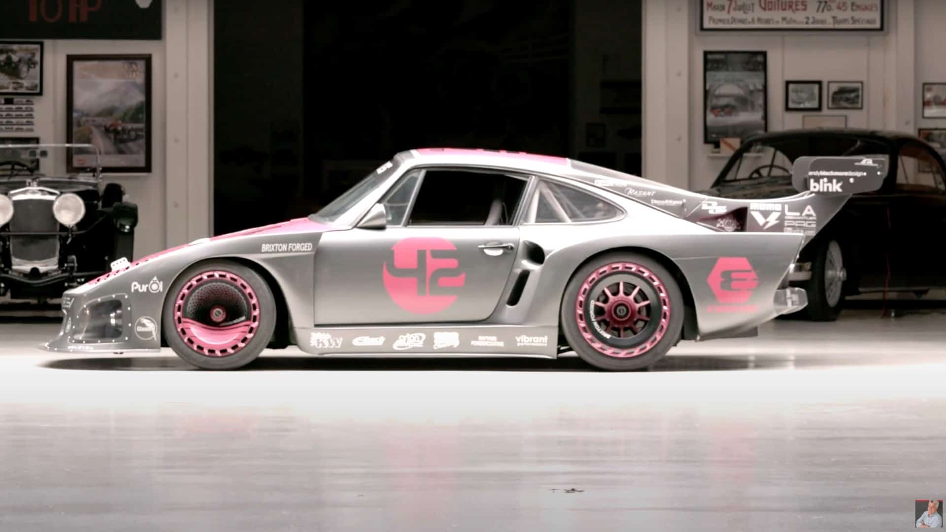 Bisimoto's electric Porsche 935 K3V visits Jay Leno's Garage