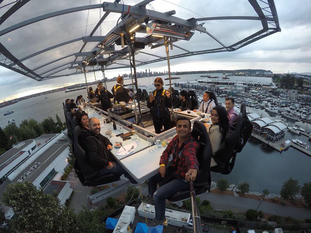 You can have dinner 150 feet above Phoenix Raceway