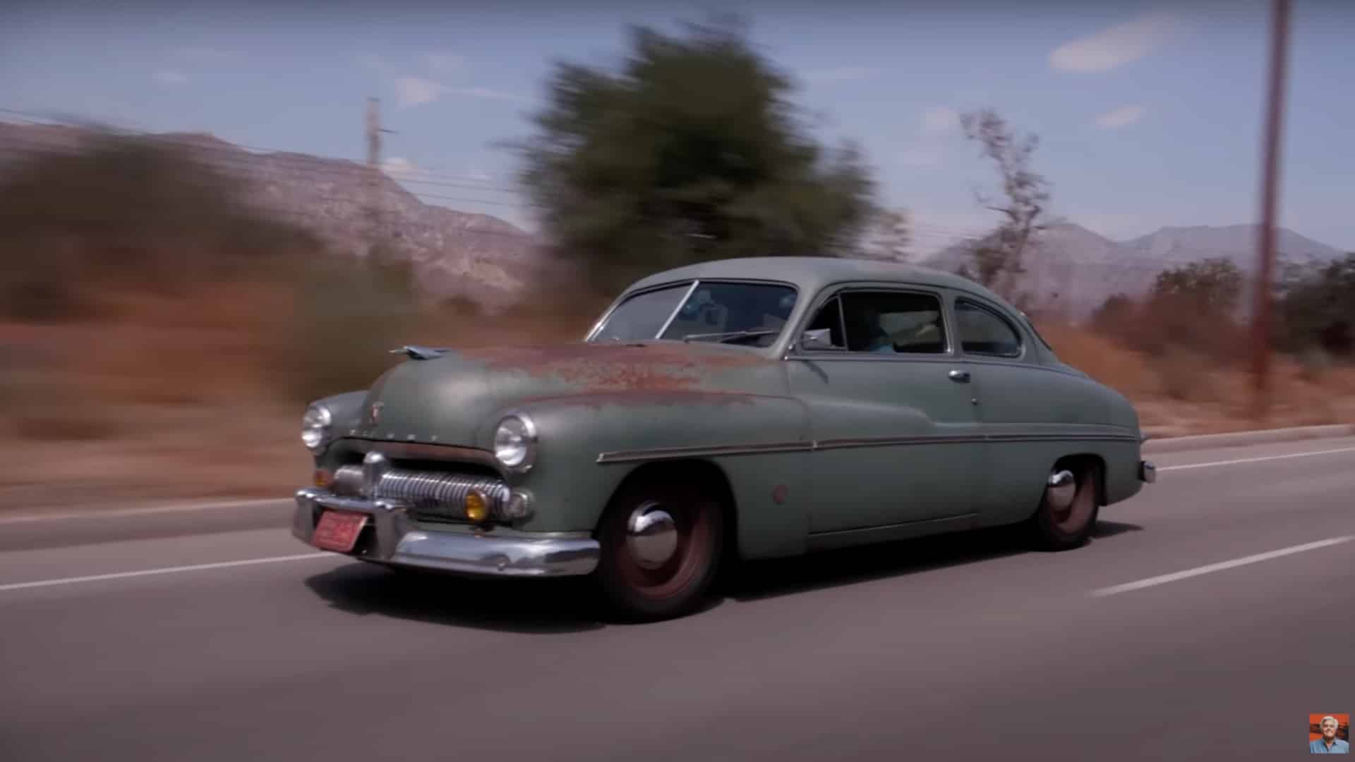 Tesla-powered Icon 1949 Mercury Coupe charges into Jay Leno's Garage