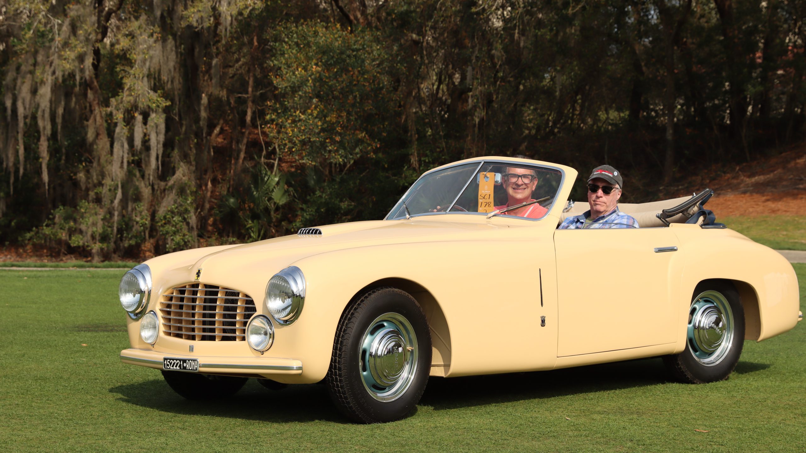 Showing a 1949 Ferrari 166 Inter at Amelia Island | ClassicCars