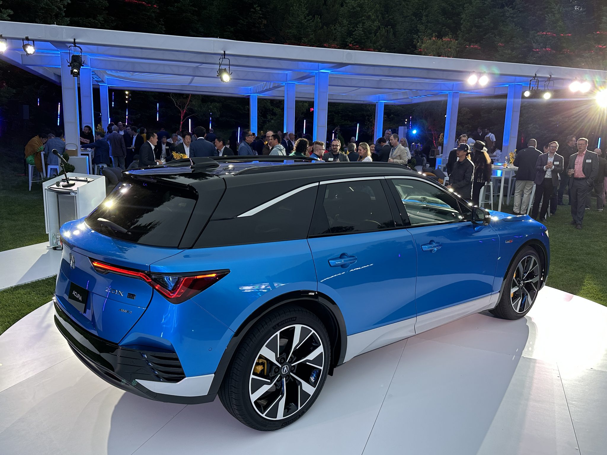 Production Version of Acura ZDX Electric Crossover Shown in