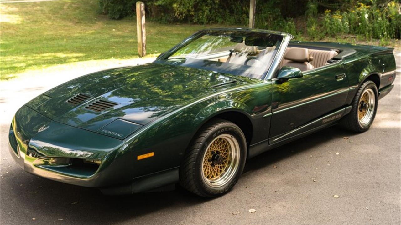 Pick Of The Day 1992 Pontiac Firebird Trans Am Convertible Journal