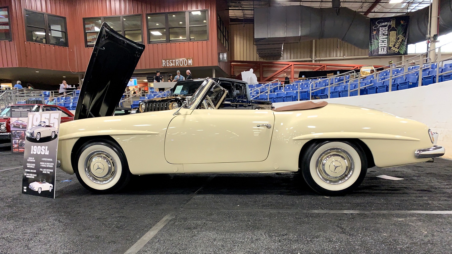 Seen at Barrett-Jackson: 1955 Mercedes-Benz 190 SL