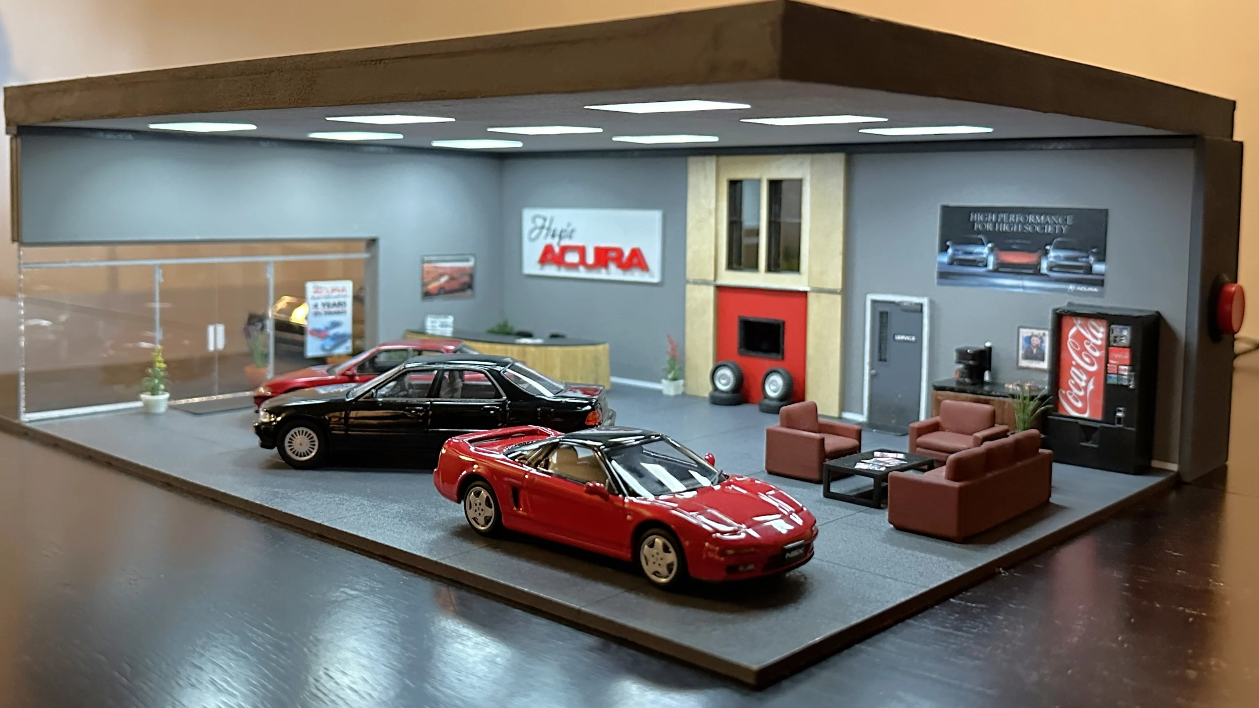 Miniaturist Creates 1/43-Scale Car Dealership