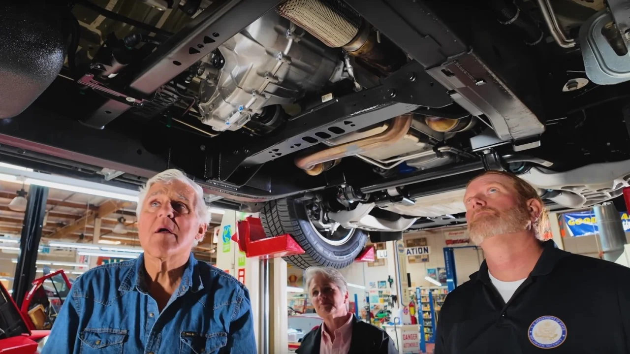 Jay Leno Gets the VIP Treatment in an Armored Suburban