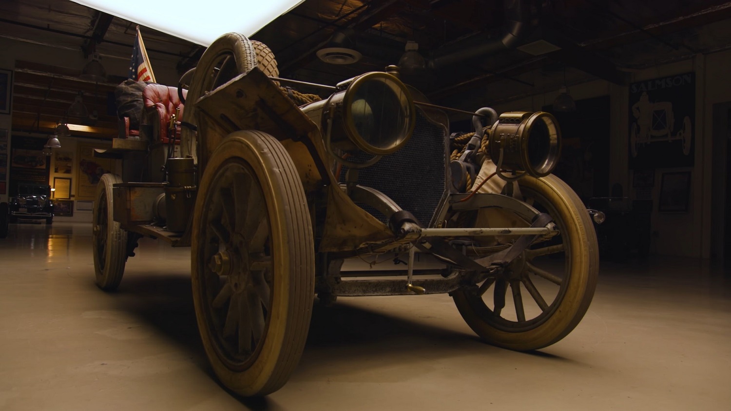 1907 Thomas Flyer Lands in Jay Leno's Garage