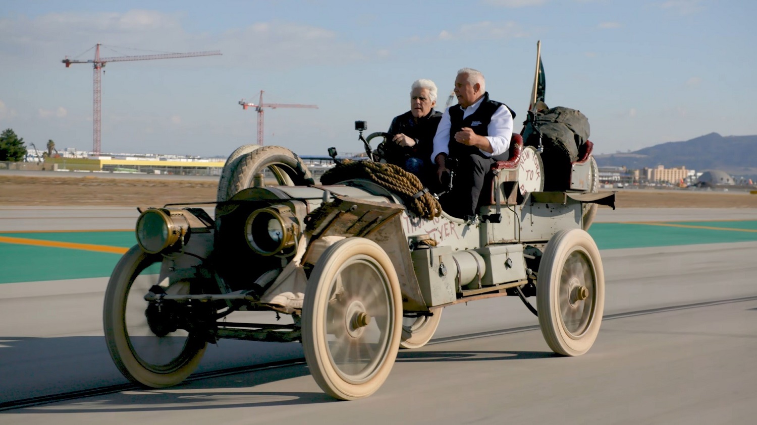 1907 Thomas Flyer Lands in Jay Leno's Garage
