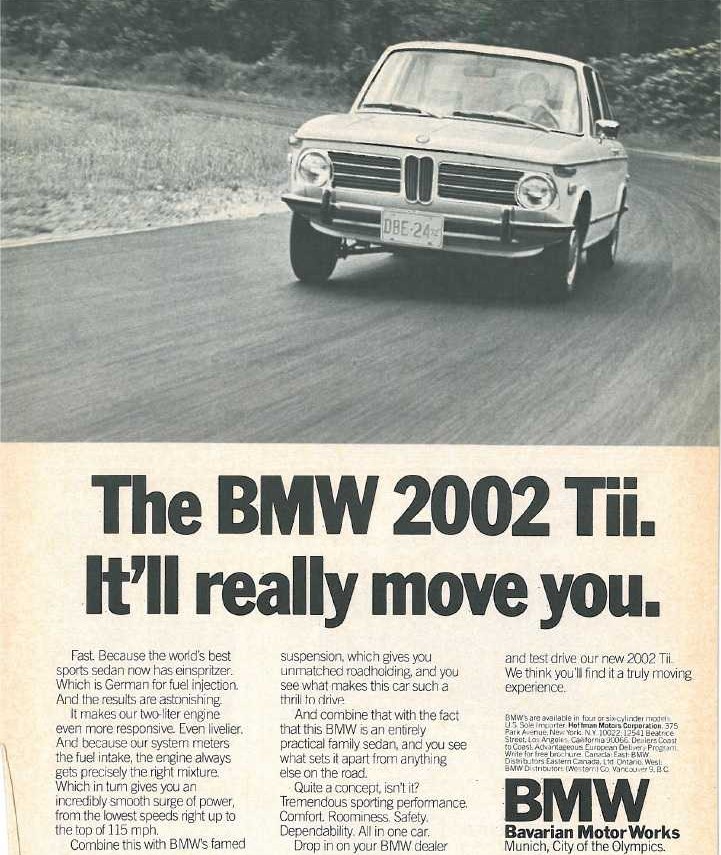 Pick of the Day: 1972 BMW 2002tii