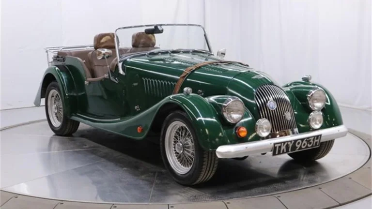 【現状品】京商 1/18 MORGAN 4/4 グリーン モデルカー、1/18スケール、京商 製、モーガン 4/4、グリーン