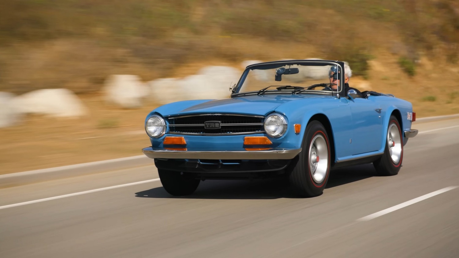 Jay Leno’s 1974 Triumph TR6 Gets Back on the Road