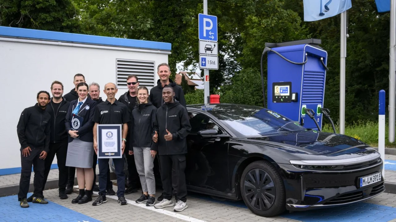 Lucid Air Sets New Guinness World Record