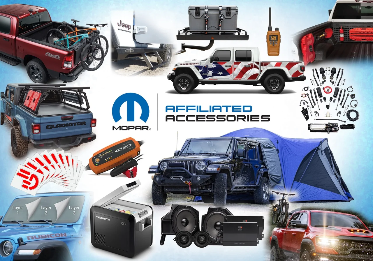 Pictures of available Mopar Affiliated Accessories