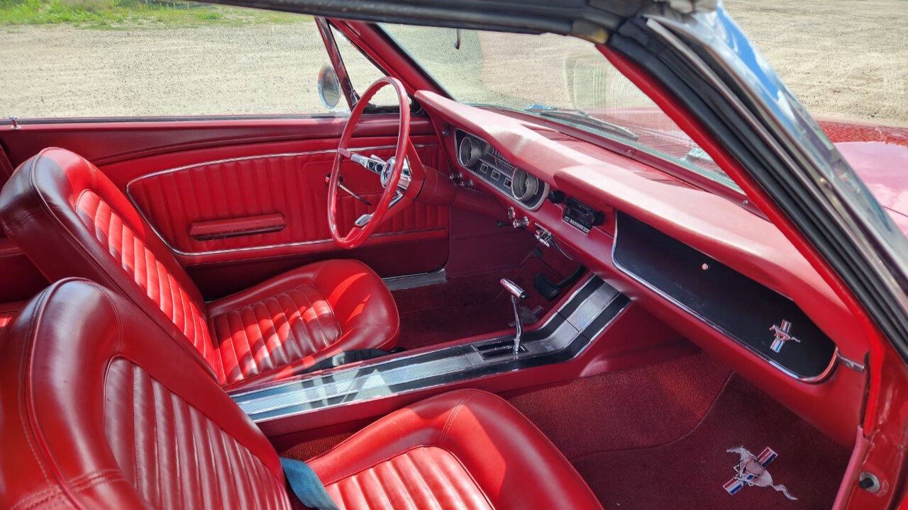 1965 Ford Mustang Convertible interior