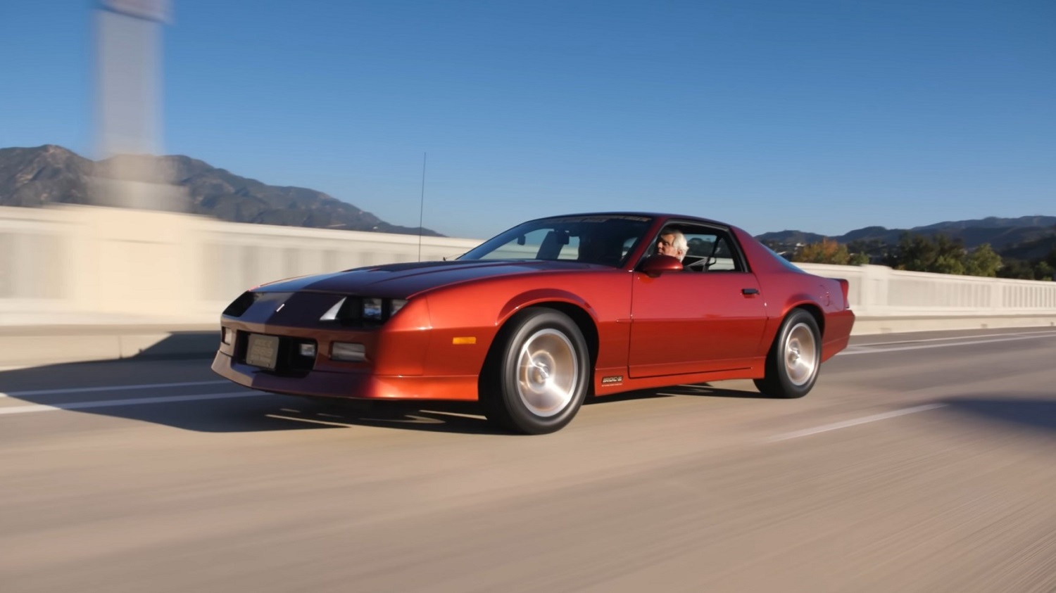 Jay Leno Breaks in a 400-Mile 1989 Chevrolet Camaro IROC-Z