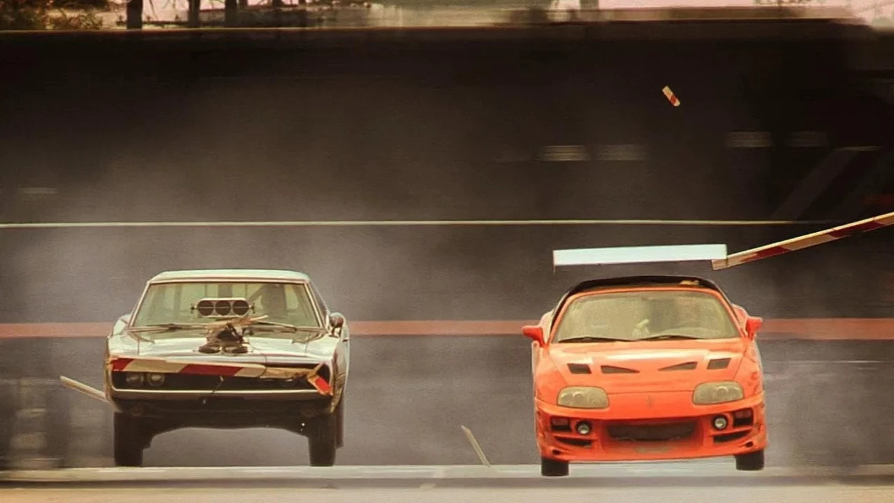 Dodge Charger and Toyota Supra