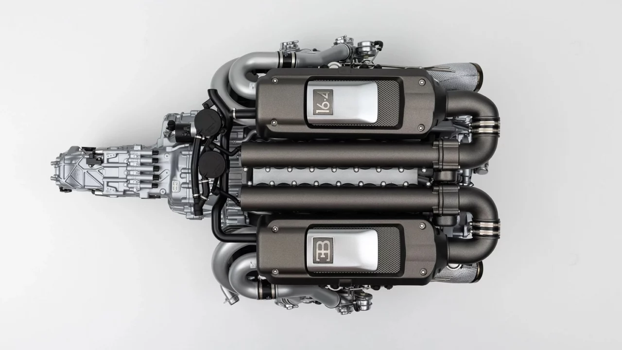 Bugatti Veyron engine model