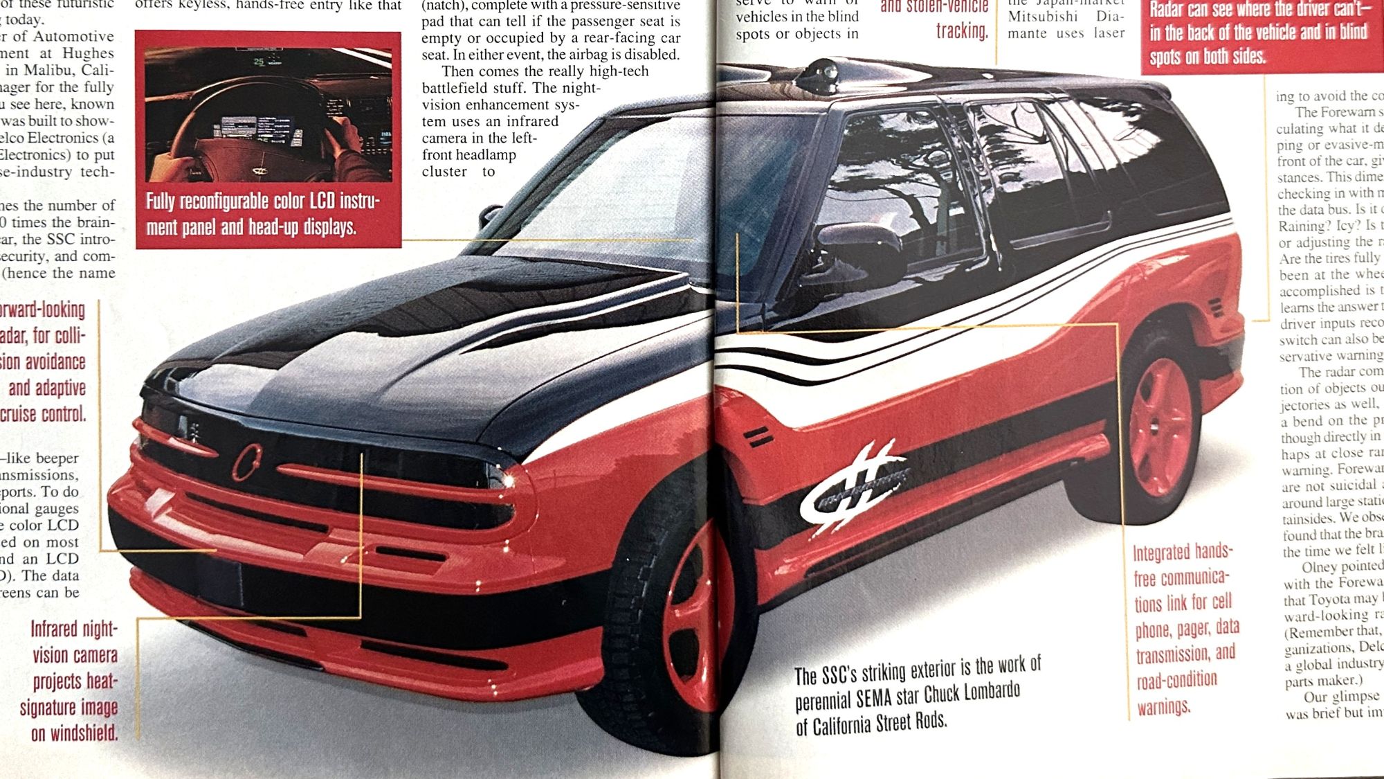 The Delco Electronics SSC Was a 1990s Chevy Blazer with Futuristic Tech The Delco Electronics SSC Was a 1990s Chevy Blazer with Futuristic Tech