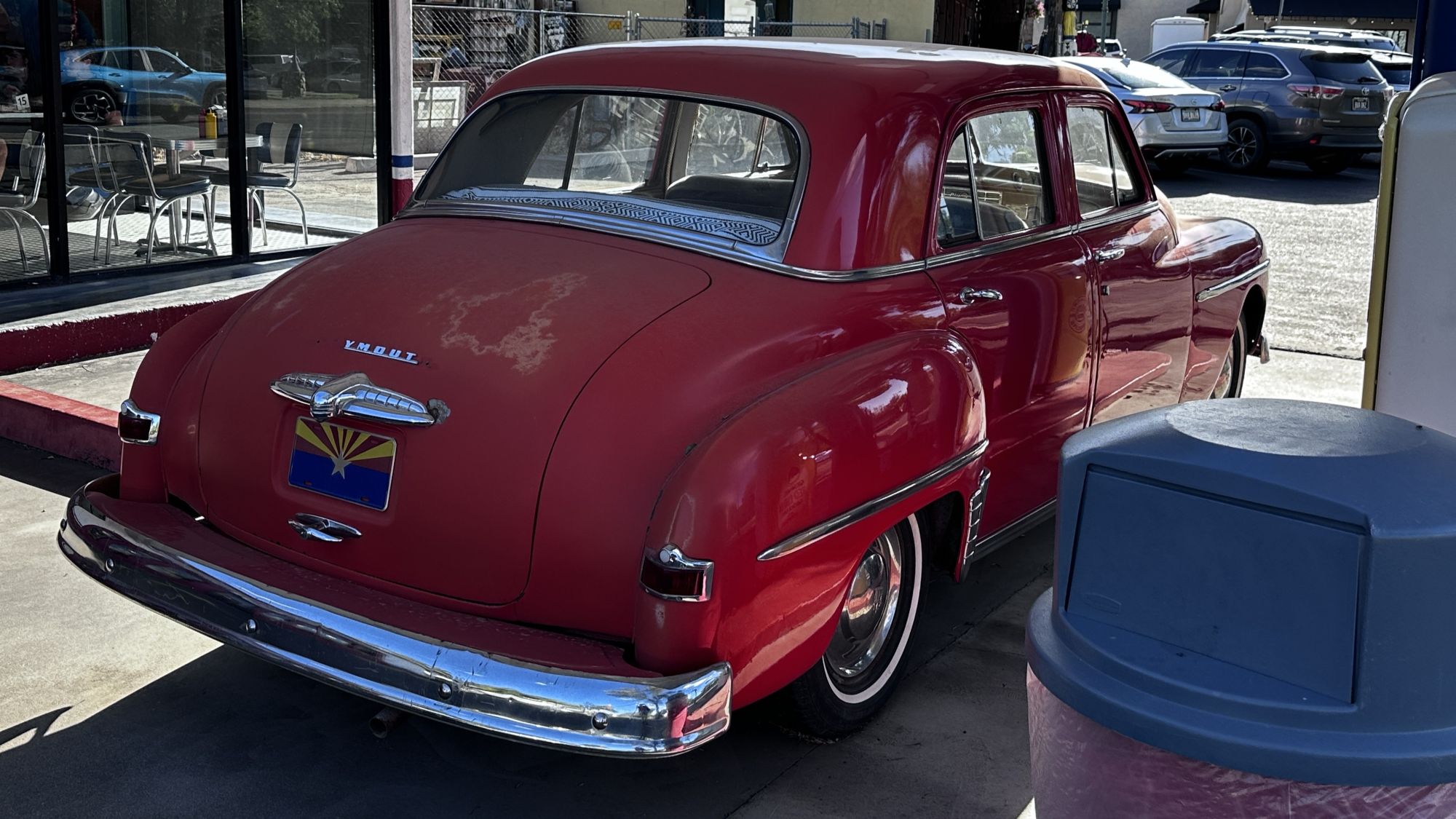 A 1950 Plymouth Sedan Greets Visitors to Cottonwood, Arizona