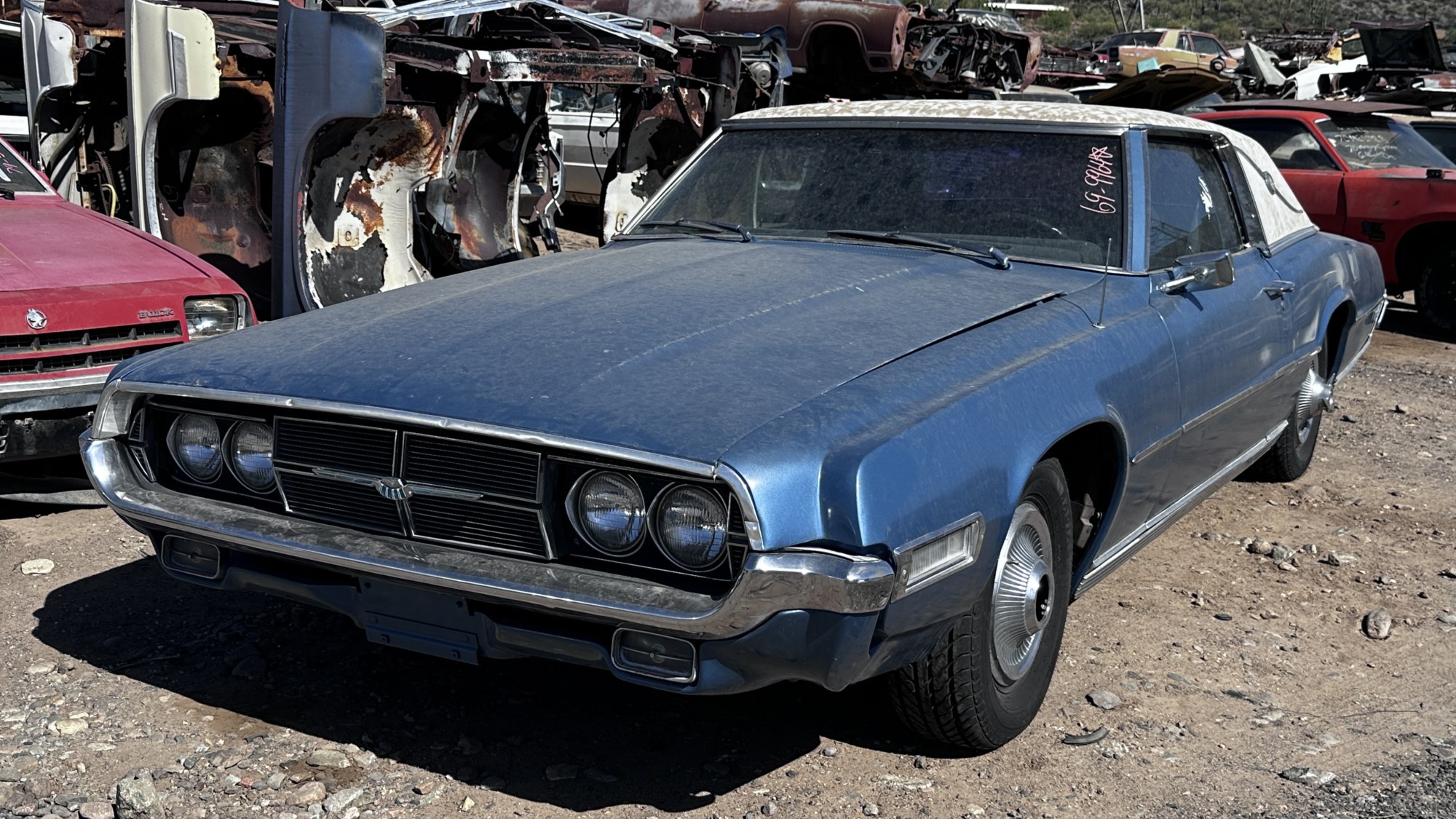 Der Ford Thunderbird von 1969 wurde als „Glamour Bird“ bekannt