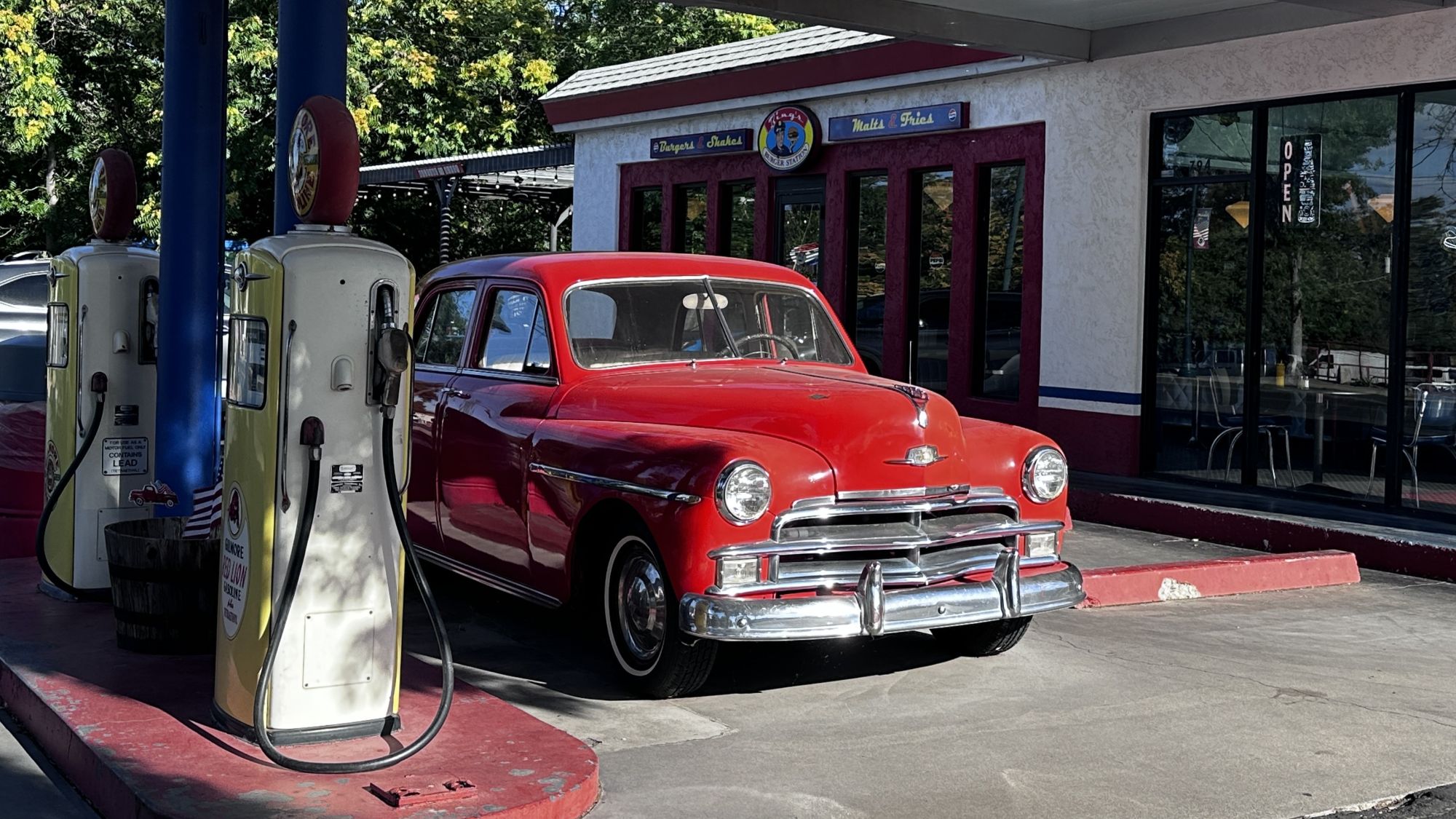 A 1950 Plymouth Sedan Greets Visitors to Cottonwood, Arizona