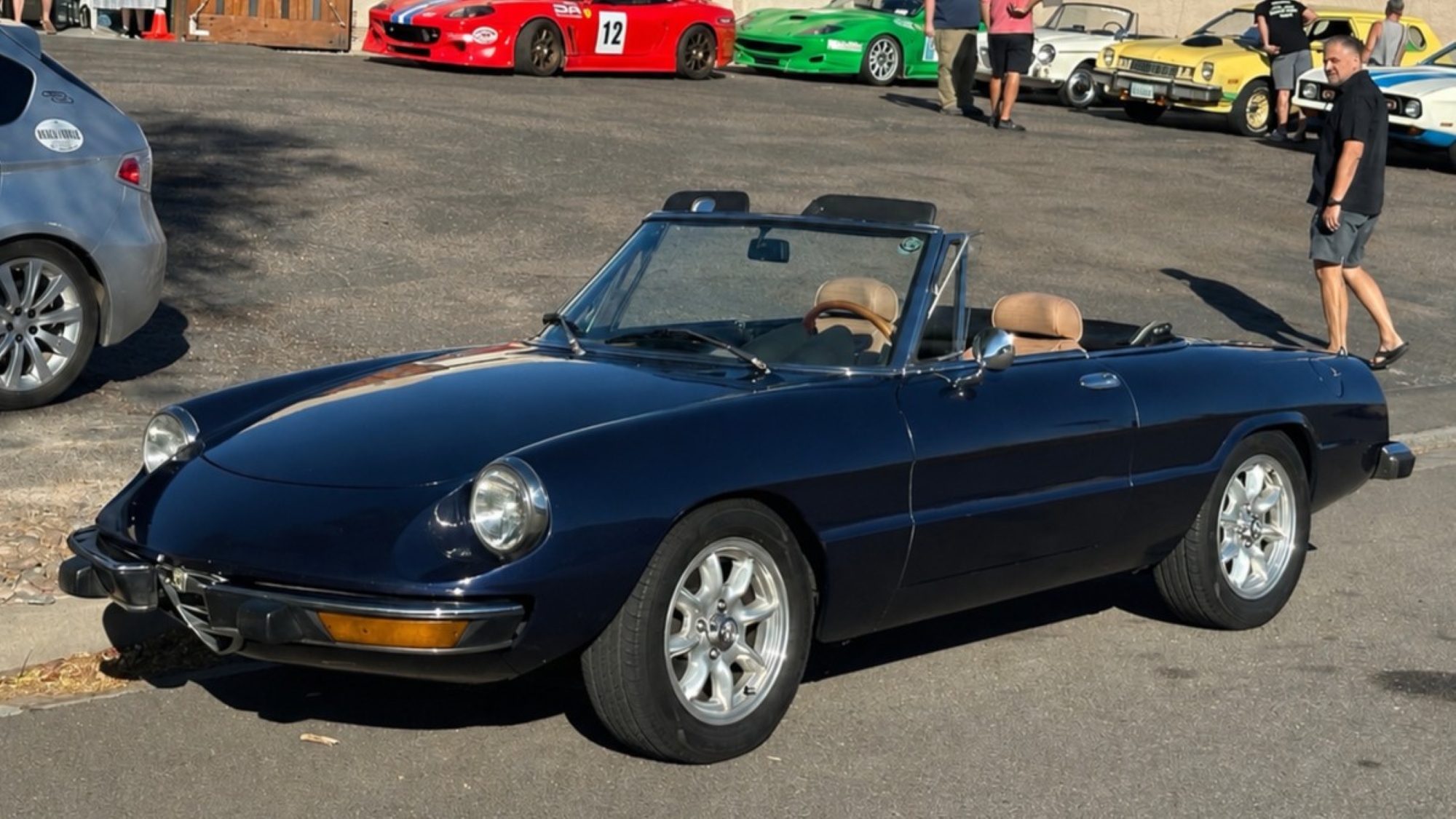 Der Alfa Romeo Spider präsentierte Pininfarina-Design