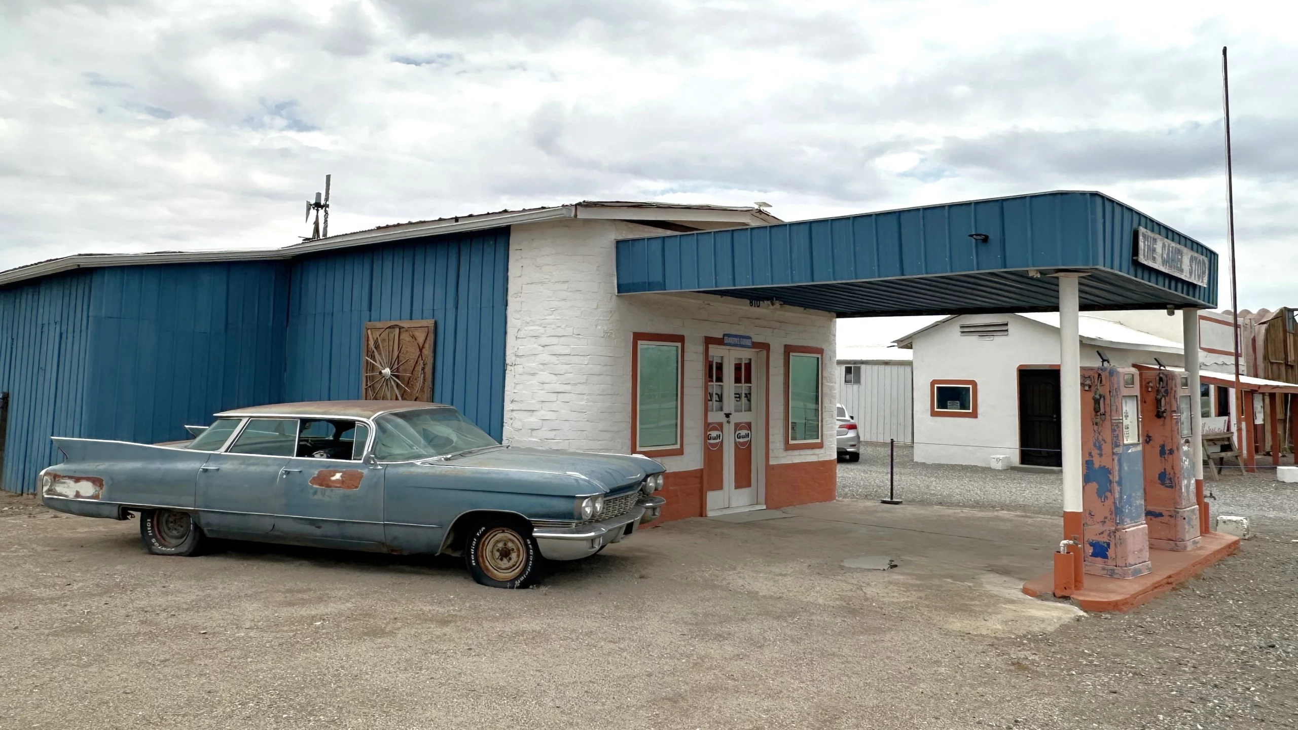 Camel Stop Service Station and Its 1960 Cadillac Series 62 Camel Stop Service Station and Its 1960 Cadillac Series 62