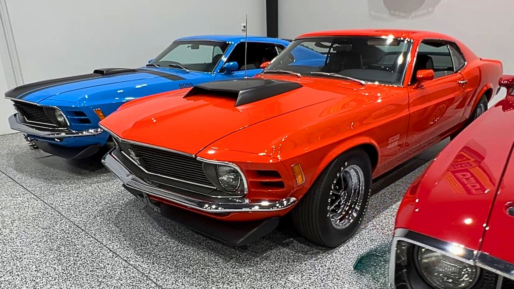 And on This Side, Boss Mustangs and Shelbys Galore!