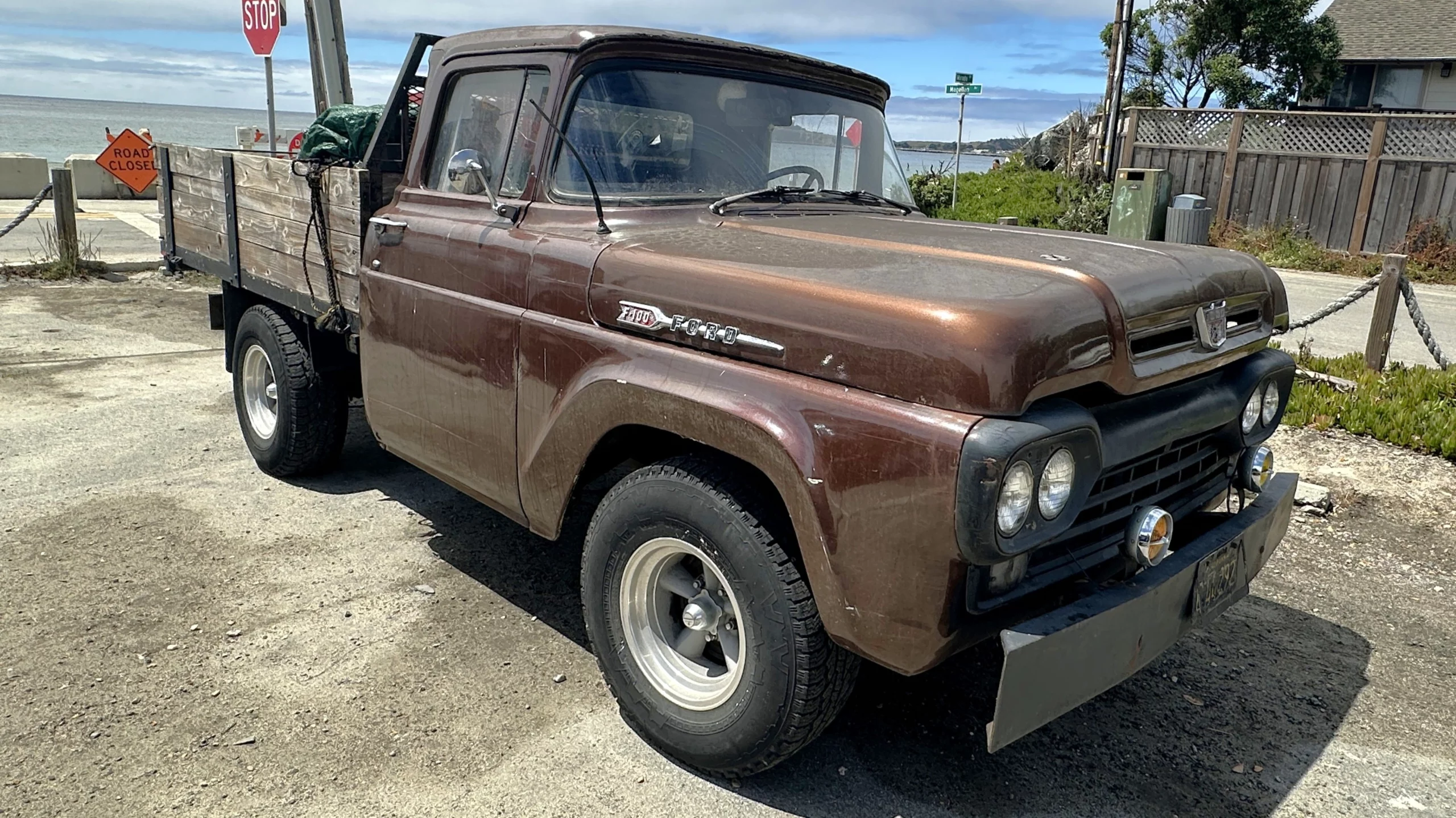 The 1960 Ford F-100 at Miramar Beach Restaurant