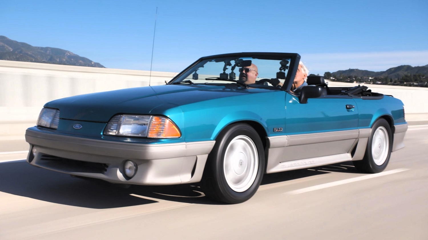 Jay Leno Goes Back to the Fox Body Era in a 1993 Ford Mustang