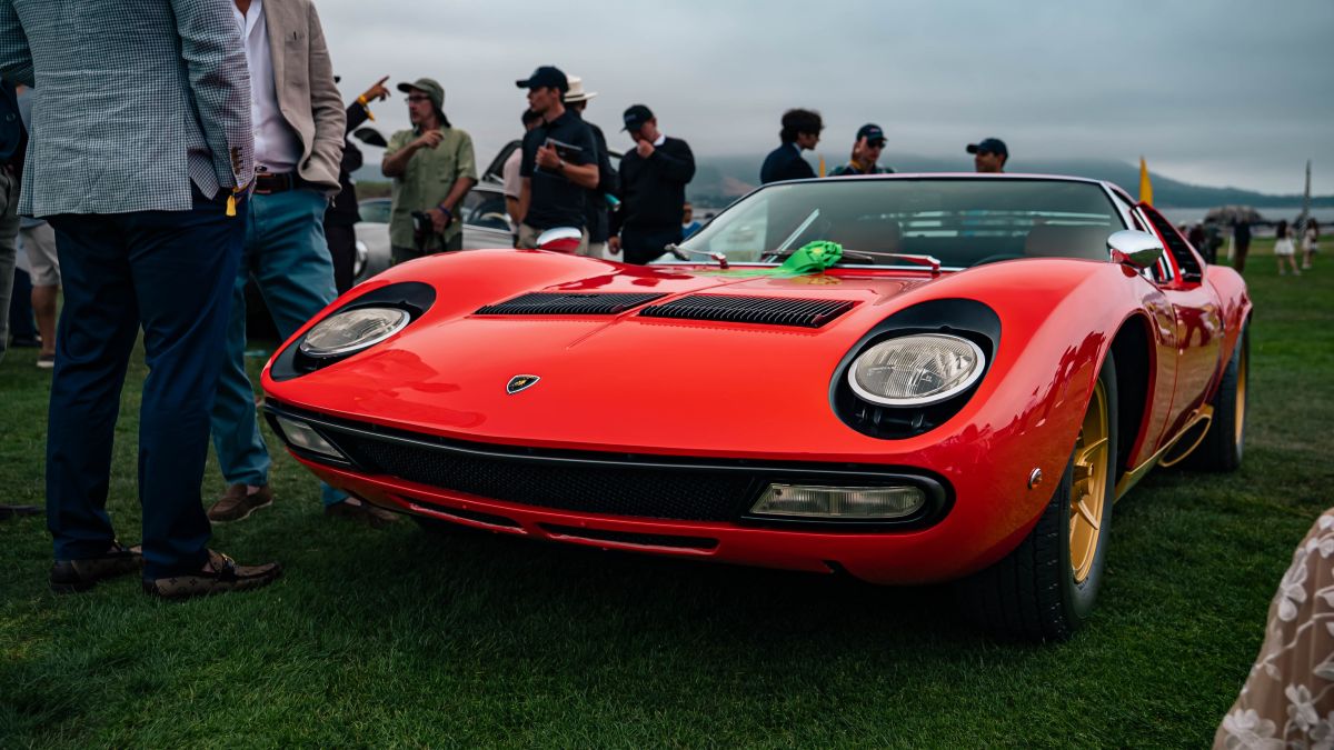 Rare Beauty: 1971 Lamborghini Miura SV at Pebble Beach 2026 Rare Beauty: 1971 Lamborghini Miura SV at Pebble Beach 2026